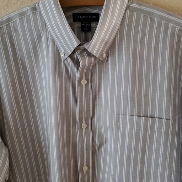 Lands' End Other - Lands End Mens Tailord Fit Dress Shirt